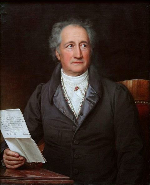 德國大文豪歌德（Johann Wolfgang von Goethe, 1749 - 1832）有很多話都很有哲理，像這裡引的，像「樹可以長高，但不能抵天」。 