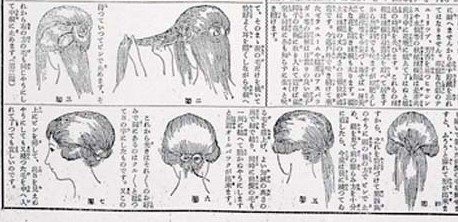 資生堂月報（11/24，第三頁）黑髮髮型設計 