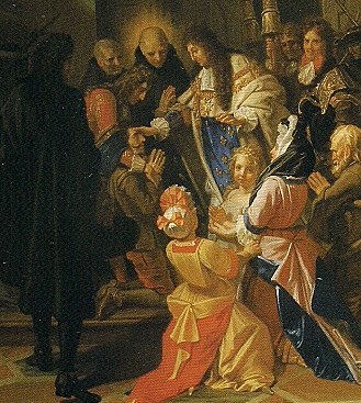 路易十四觸摸病人 