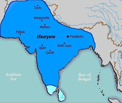 孔雀帝國（Maurya Empire，322BC-183BC）