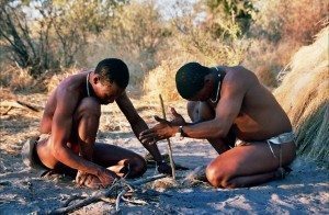 布希曼人（Bushmen），現在還生活在非洲南部的原始部族。