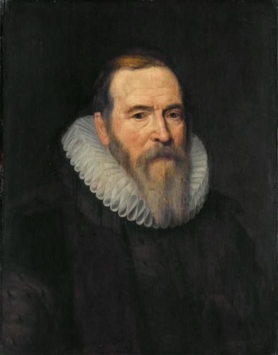 大法議長奧登巴納維（Portrait of Johan van Oldenbarnevelt by Michiel Jansz. van Mierevelt, Mierveld or Mireveldt (1566 – 1641)）（圖片來源：wikimedia: Johan van Oldenbarnevelt, by Michiel Jansz van Mierevelt）