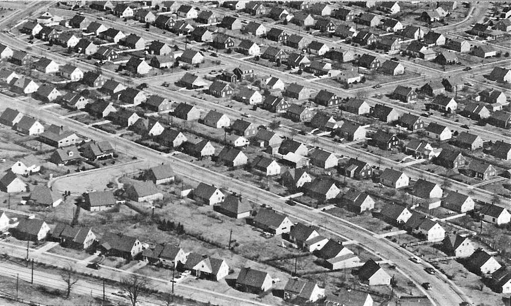 50年代初期的Levittown。照片來源