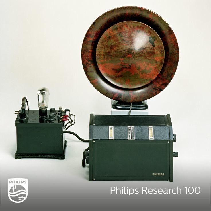 1927年飛利浦所推出的第一代收音機 （來源：飛利浦官網）