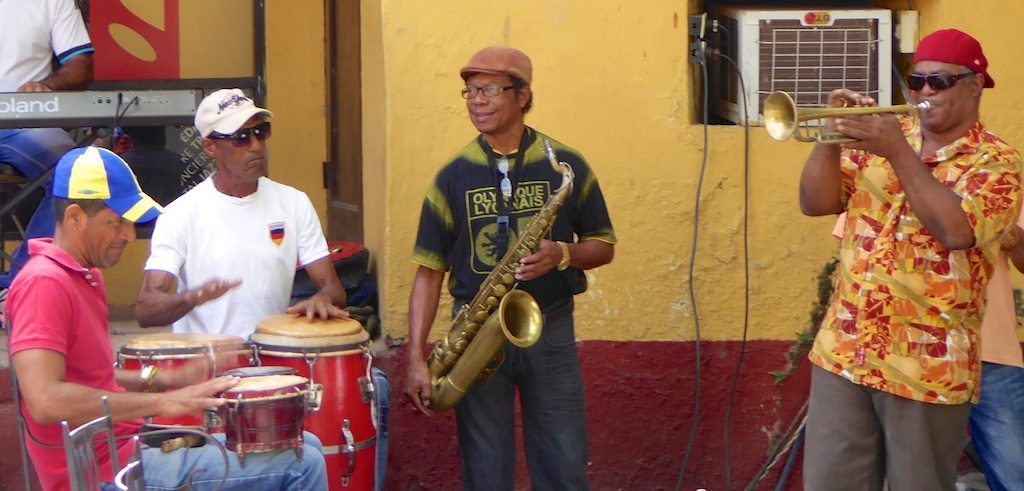 古巴的街頭音樂家