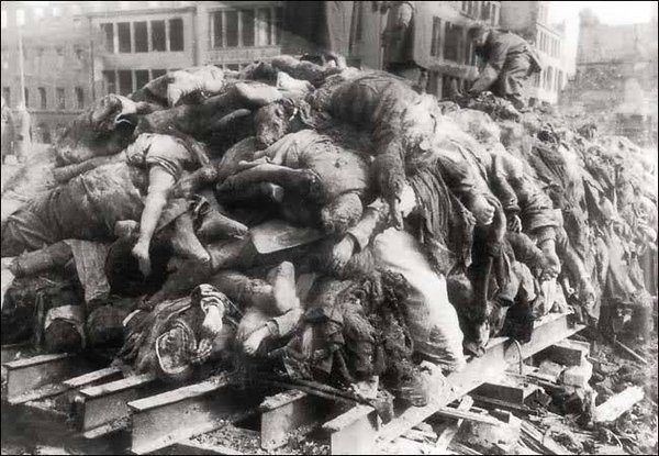 1945 GERMANY, Dresden after bombing
