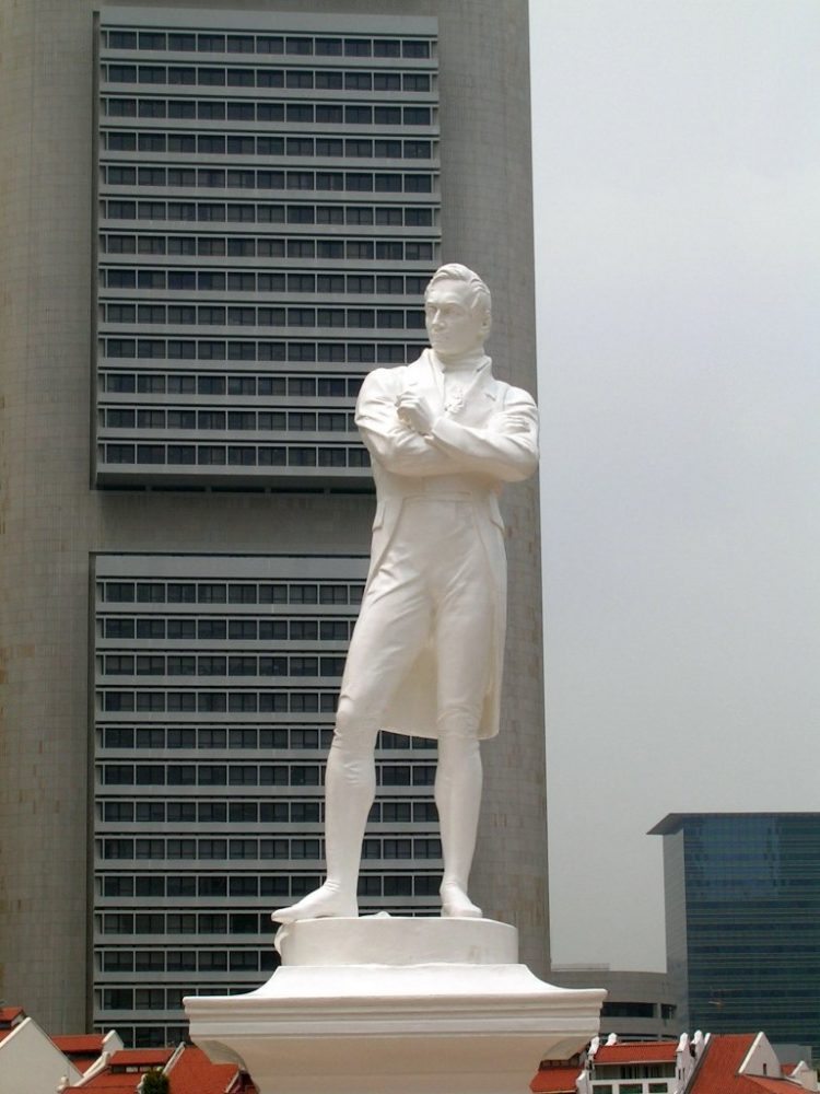 建設新加坡的重要奠基者萊佛士。（Photo Credit: Wikimedia Commons ）