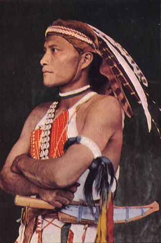 鄒族青年。圖片來源