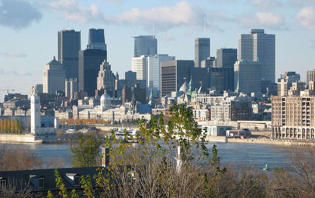 魁北克最大城市蒙特婁一景。（Photo Credit: Wikimedia Commons）
