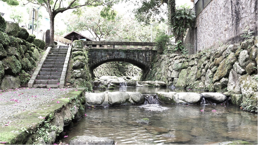 小坑溪文學步道。 圖片來源：臺北市文化局，「走—故事的人 臺北文化小旅行」網頁。